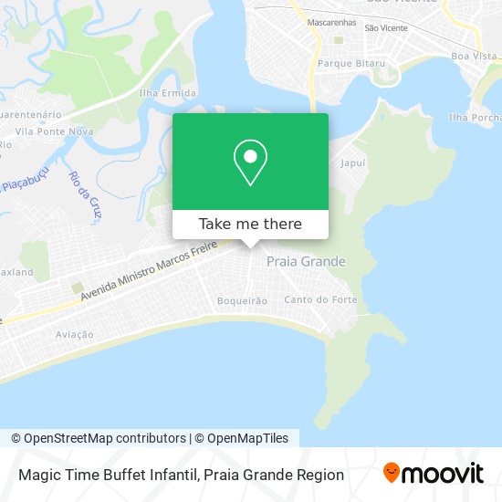 Magic Time Buffet Infantil map