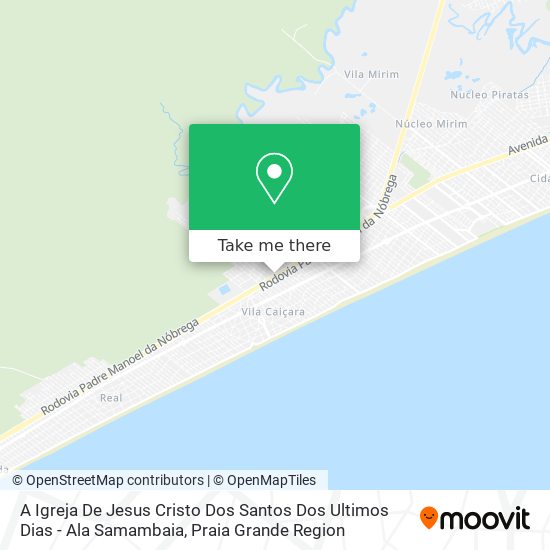 Mapa A Igreja De Jesus Cristo Dos Santos Dos Ultimos Dias - Ala Samambaia