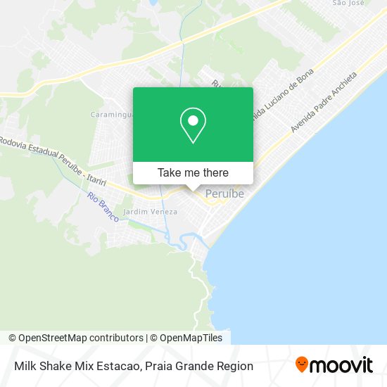 Milk Shake Mix Estacao map