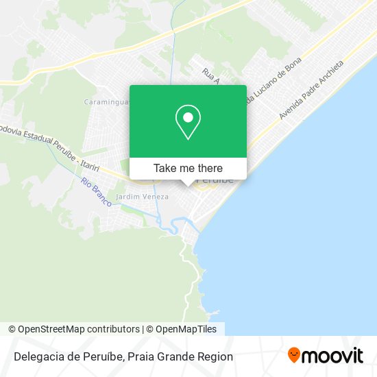 Delegacia de Peruíbe map