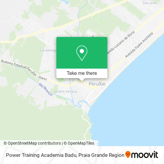 Power Training Academia Badu map