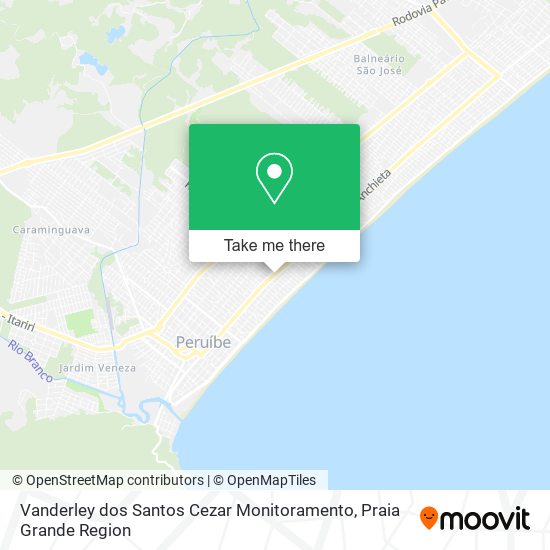 Vanderley dos Santos Cezar Monitoramento map