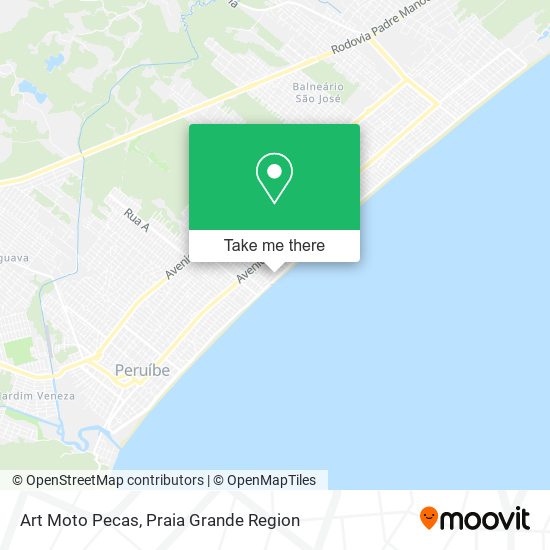 Art Moto Pecas map