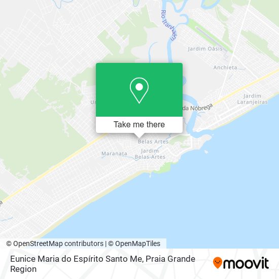 Eunice Maria do Espírito Santo Me map