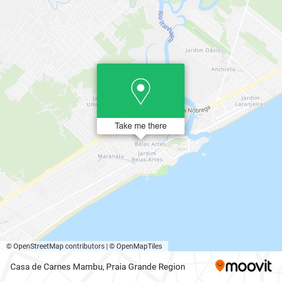 Casa de Carnes Mambu map