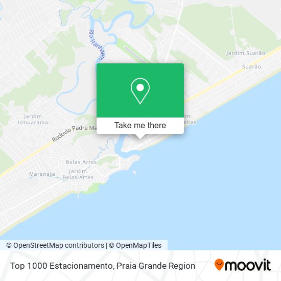Top 1000 Estacionamento map