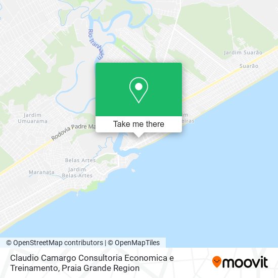 Claudio Camargo Consultoria Economica e Treinamento map