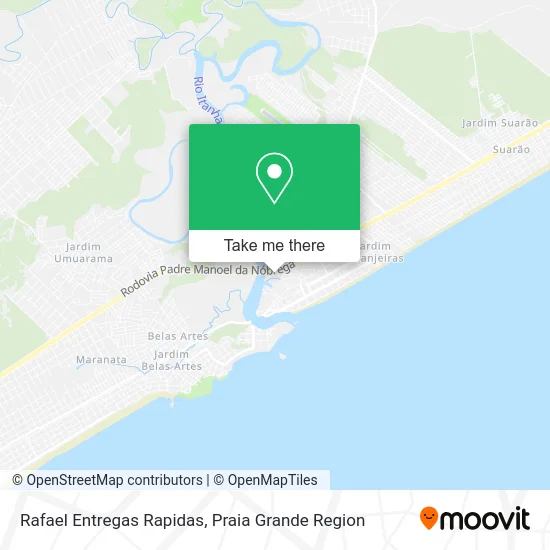 Rafael Entregas Rapidas map