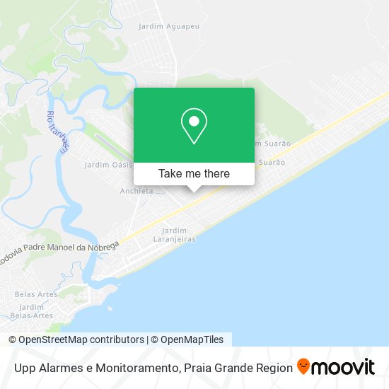 Upp Alarmes e Monitoramento map
