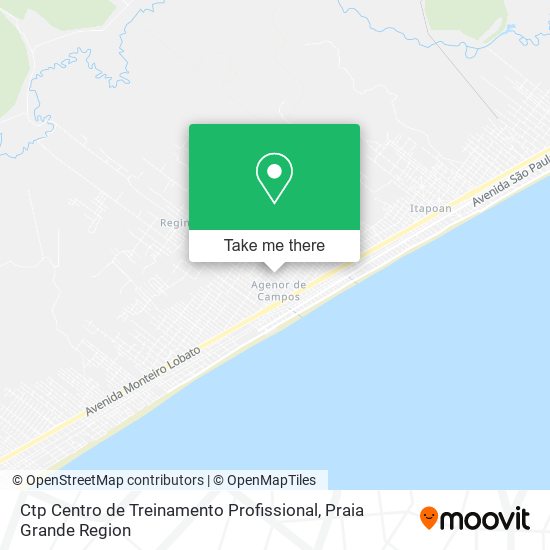 Ctp Centro de Treinamento Profissional map