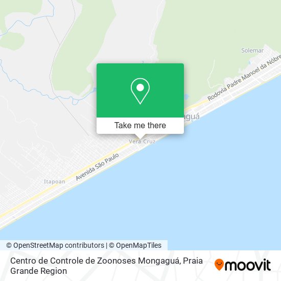 Centro de Controle de Zoonoses Mongaguá map