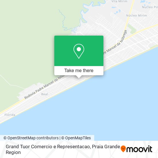 Grand Tuor Comercio e Representacao map