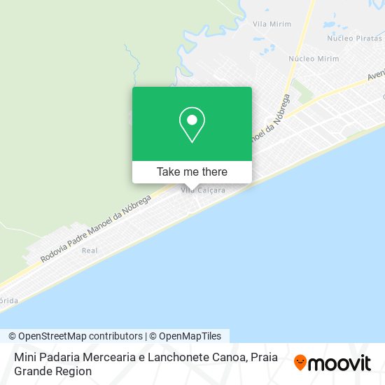 Mini Padaria Mercearia e Lanchonete Canoa map