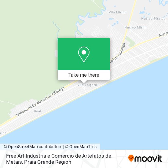 Free Art Industria e Comercio de Artefatos de Metais map