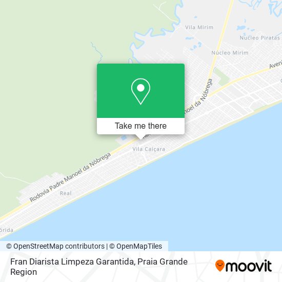 Fran Diarista Limpeza Garantida map