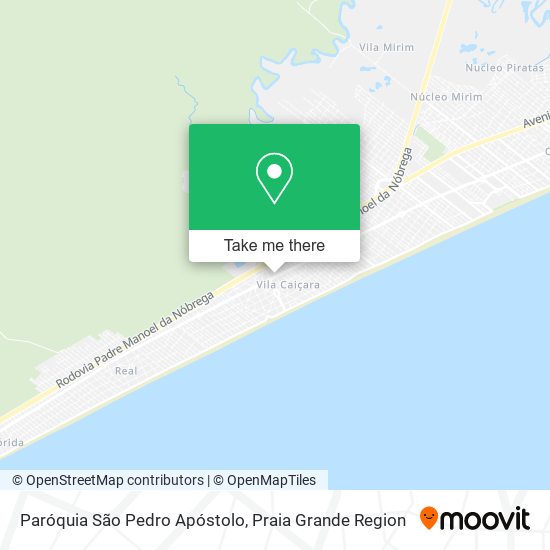 Mapa Paróquia São Pedro Apóstolo