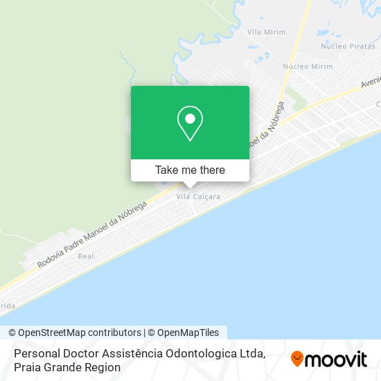 Mapa Personal Doctor Assistência Odontologica Ltda