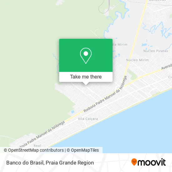Banco do Brasil map