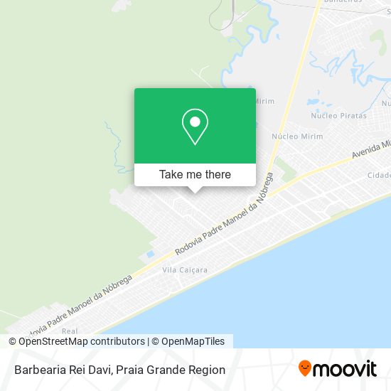Barbearia Rei Davi map