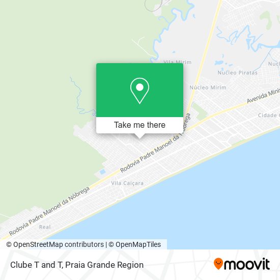 Clube T and T map