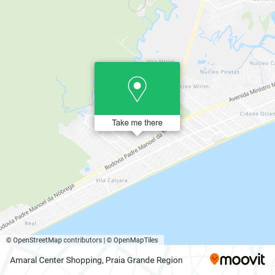 Amaral Center Shopping map