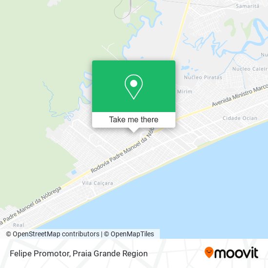 Felipe Promotor map