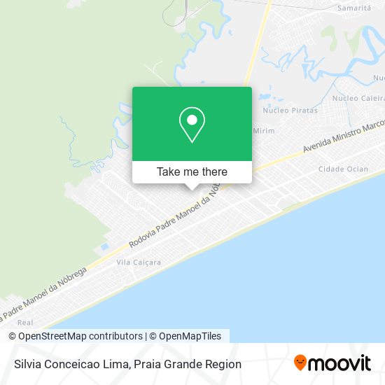 Silvia Conceicao Lima map