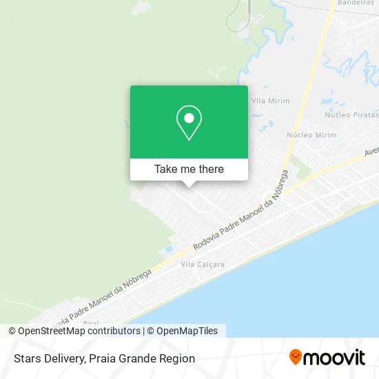 Stars Delivery map