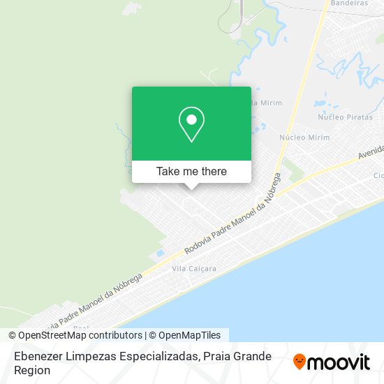 Mapa Ebenezer Limpezas Especializadas