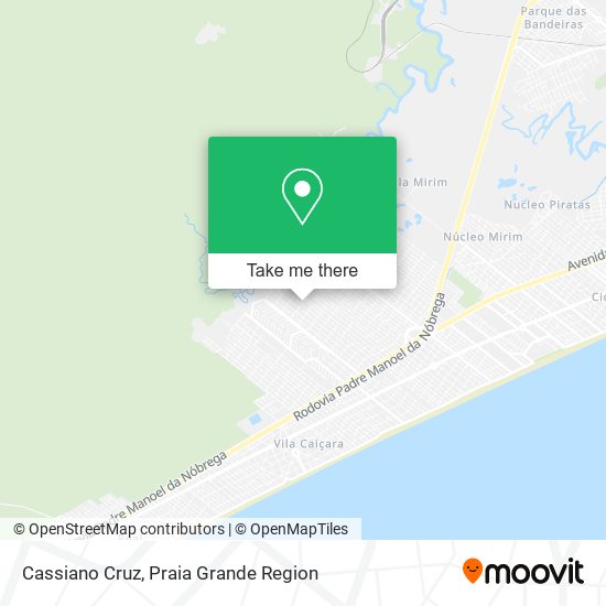 Cassiano Cruz map