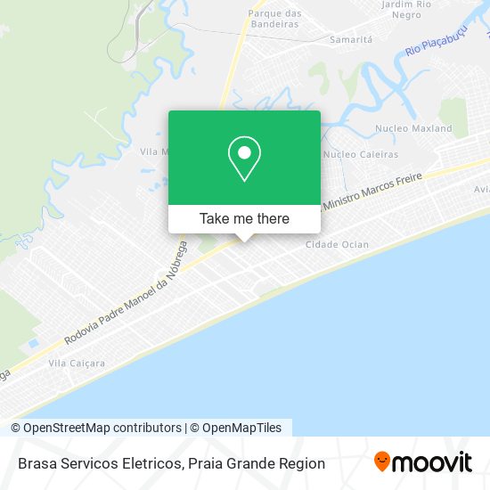 Brasa Servicos Eletricos map