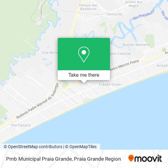 Pmb Municipal Praia Grande map