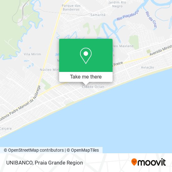 UNIBANCO map