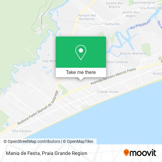 Mania de Festa map