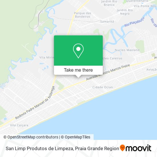 San Limp Produtos de Limpeza map