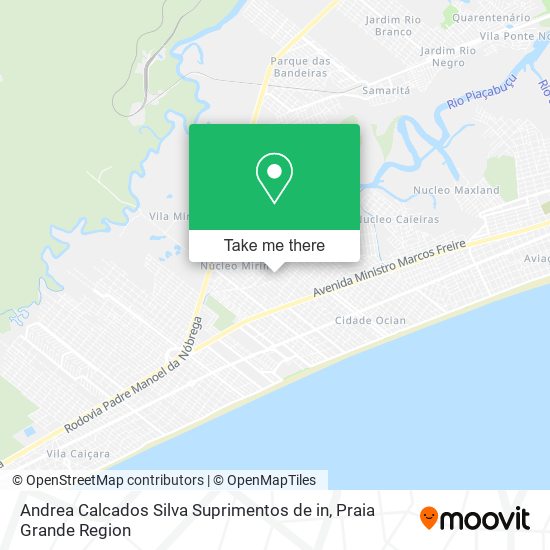 Mapa Andrea Calcados Silva Suprimentos de in