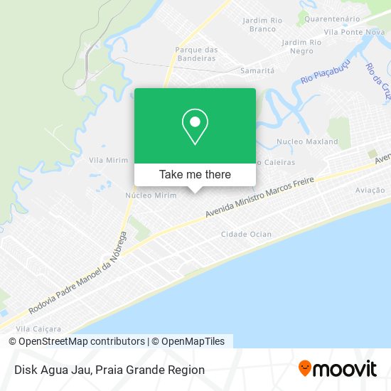 Disk Agua Jau map