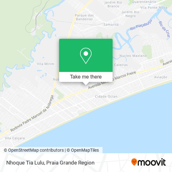 Nhoque Tia Lulu map