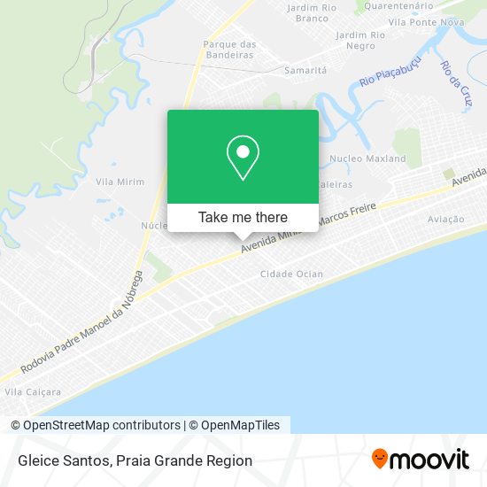 Gleice Santos map