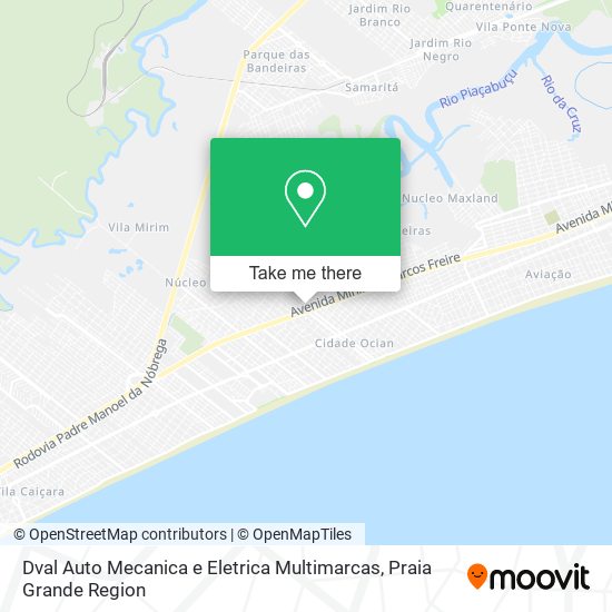 Mapa Dval Auto Mecanica e Eletrica Multimarcas