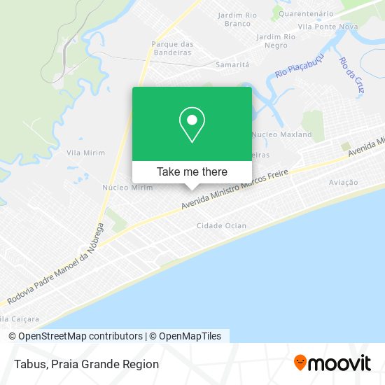 Tabus map