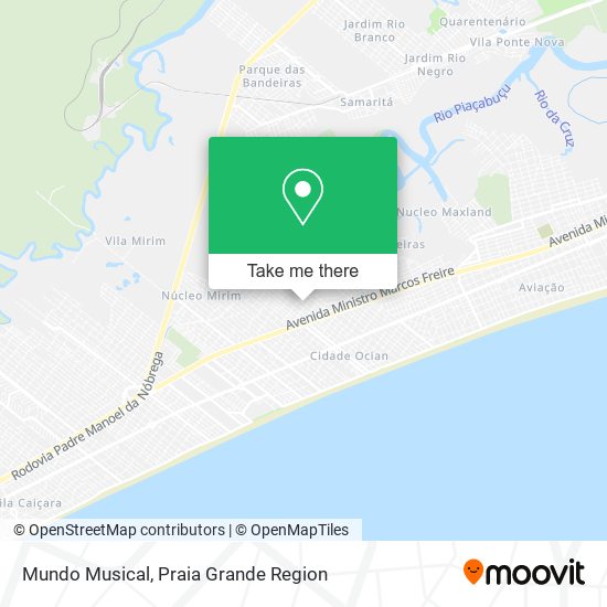 Mundo Musical map