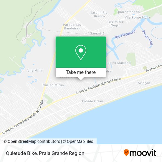 Quietude Bike map