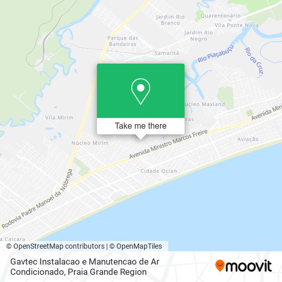 Gavtec Instalacao e Manutencao de Ar Condicionado map