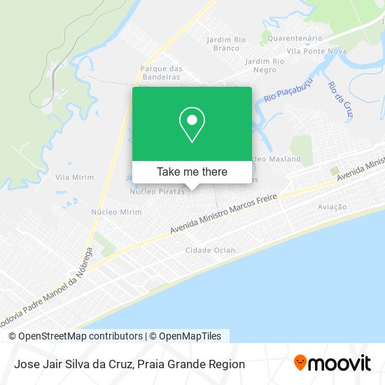 Jose Jair Silva da Cruz map