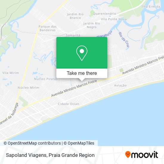 Sapoland Viagens map