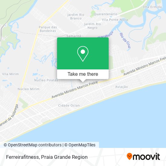 Ferreirafitness map