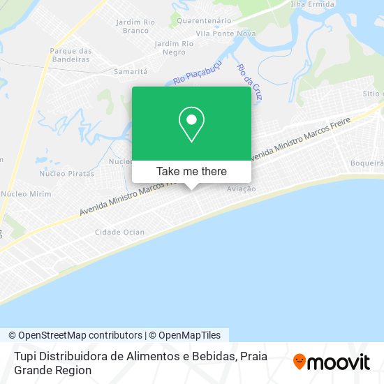Tupi Distribuidora de Alimentos e Bebidas map
