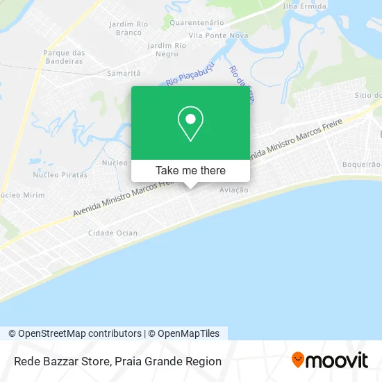 Rede Bazzar Store map