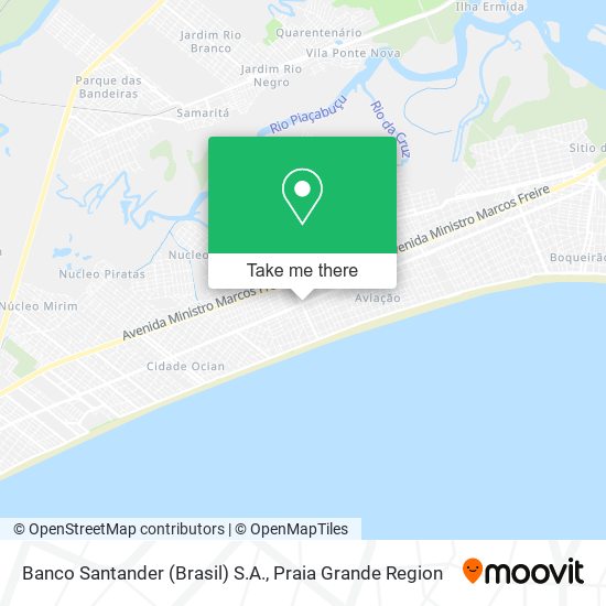 Mapa Banco Santander (Brasil) S.A.